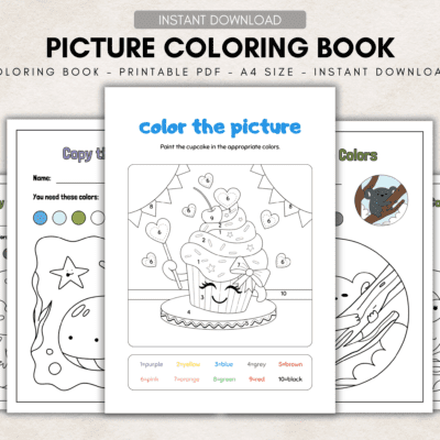 Printable Color The Picture Worksheet