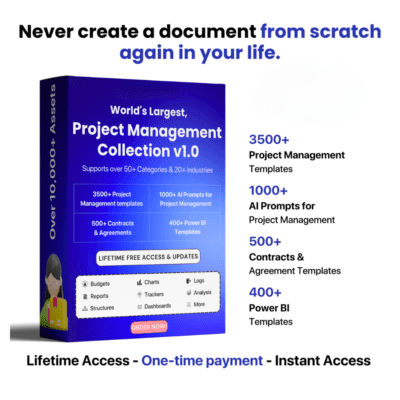 3500 Plus Project Management Templates